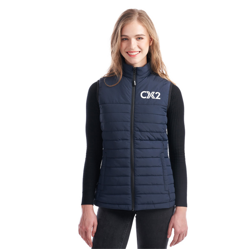 LXAI Women's Columbia fleece vest — LXAI