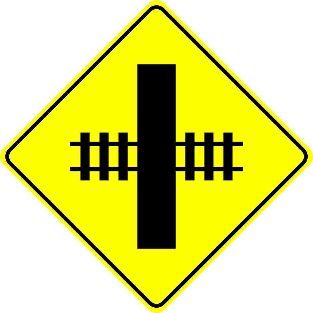 Railway Crossing Ahead Sign MUTCDC WA-18 – River Signs