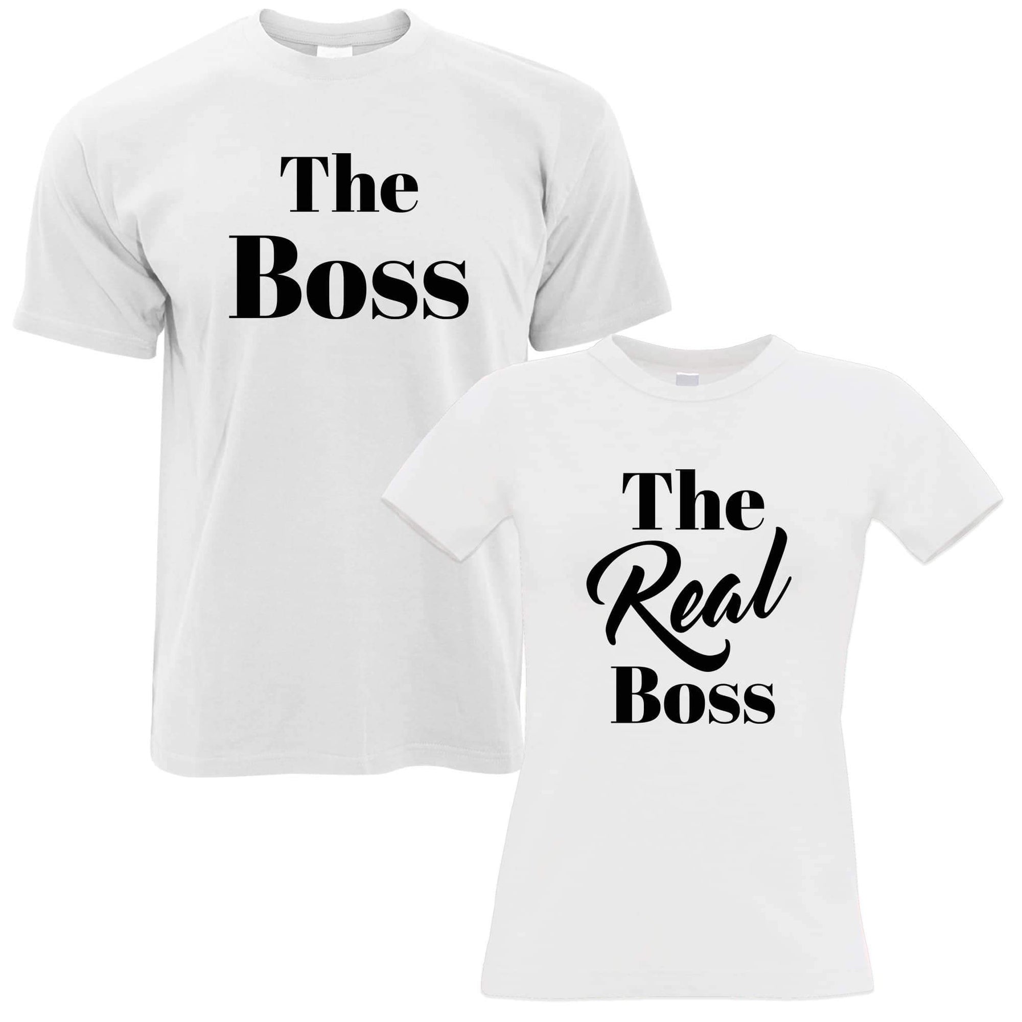 the boss and the real boss t shirts
