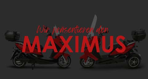 Maximus, E-Mofa / E-Scooter MX2-45 - 45 km/h, 60V-32,5Ah Lithium Akku, – BE- SCooTER® 