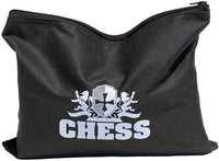 WE Games Weighted Plastic Staunton Chessmen, Black & Cream - 3.75 in King