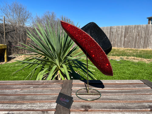 Black Rhinestone Cowboy Hat (Brim Only) – Kalieda Festival Wear