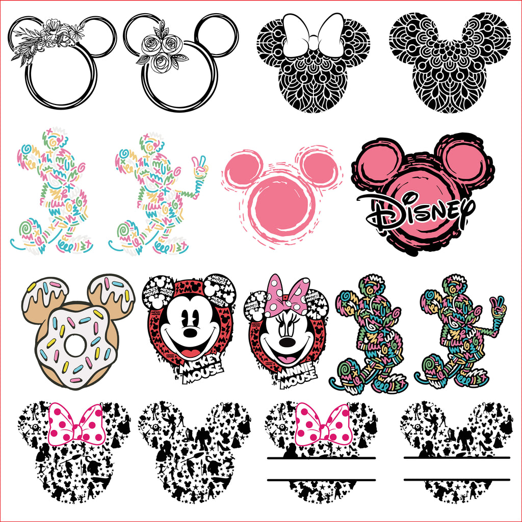 Download Mega Disney Bundle SVG,DXF,PNG,Digital download, Instant download - Lovesvg.net