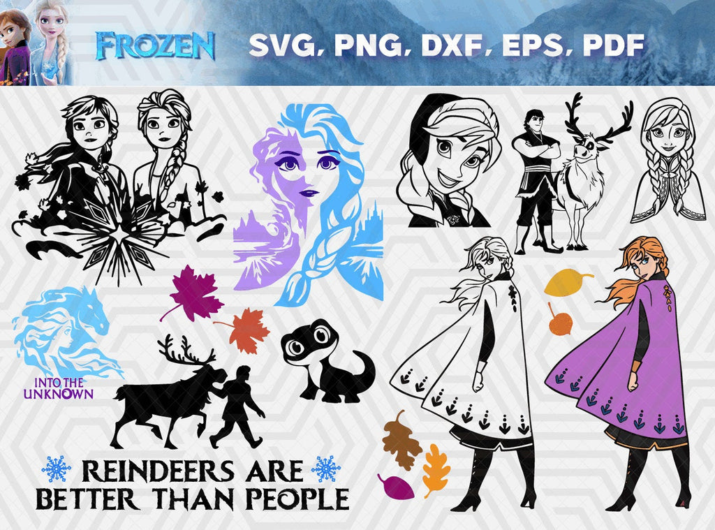 Download FROZEN Bundle SVG,dxf,png,Digital download, Instant ...