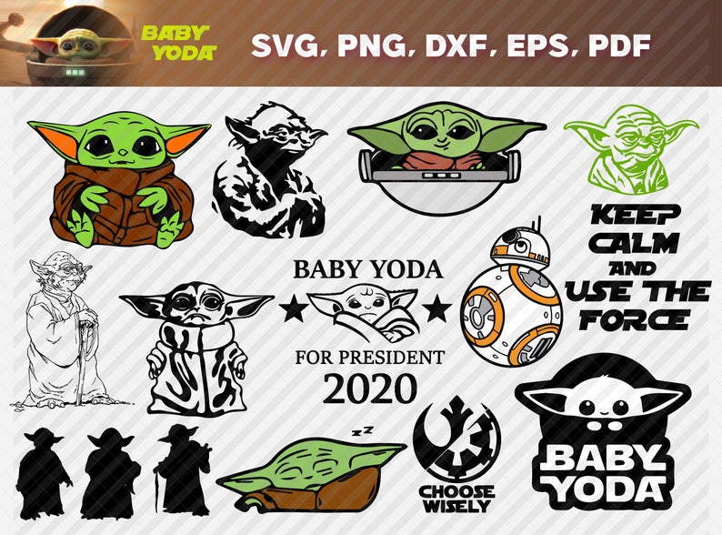 Download Baby Yoda Head Svg