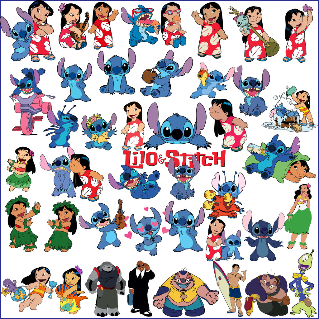 Download Lilo and stitch Bundle SVG,dxf,png,Digital download ...