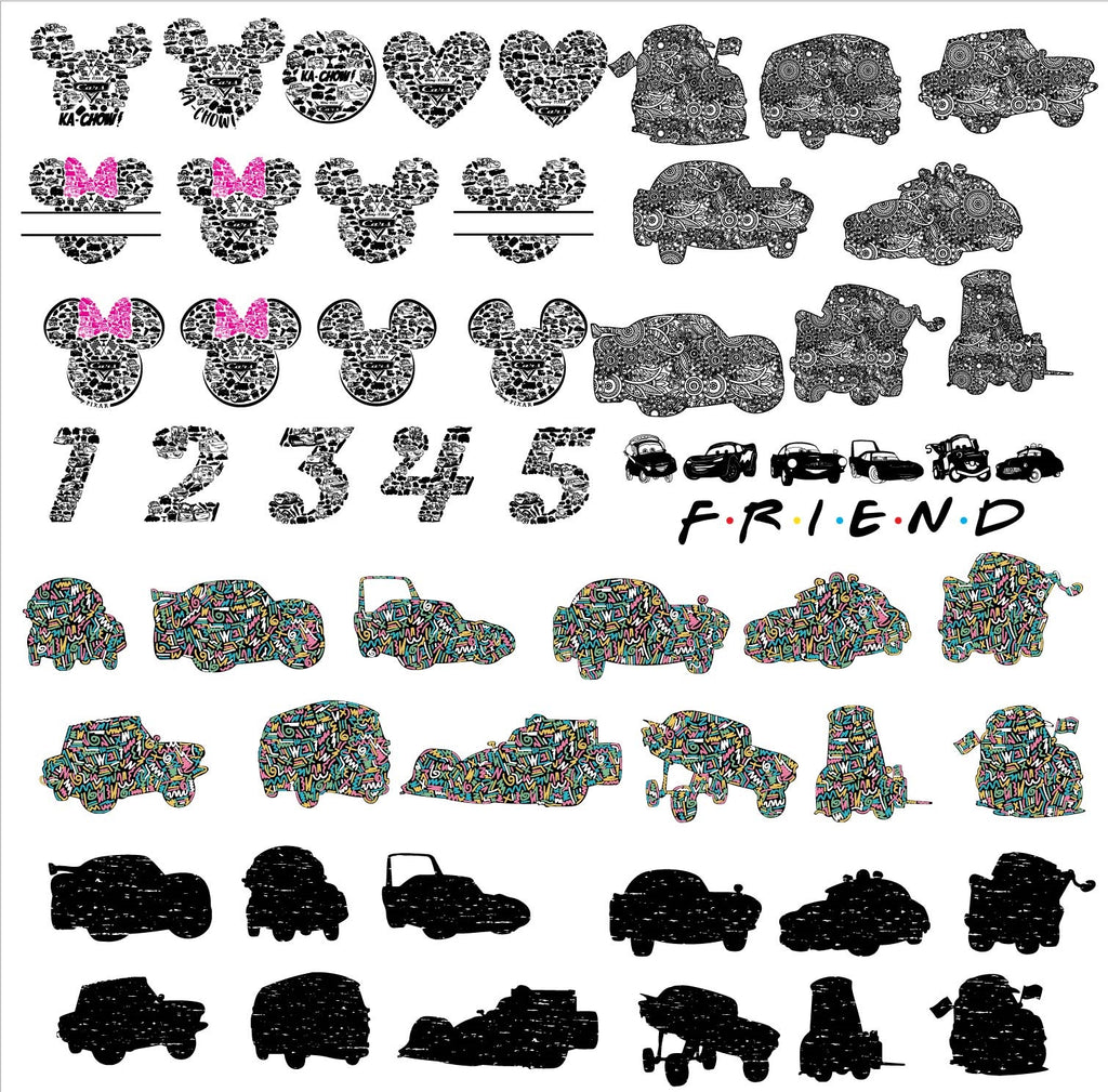 Download Special Disney Cars Bundle SVG,dxf,png,Digital download ...