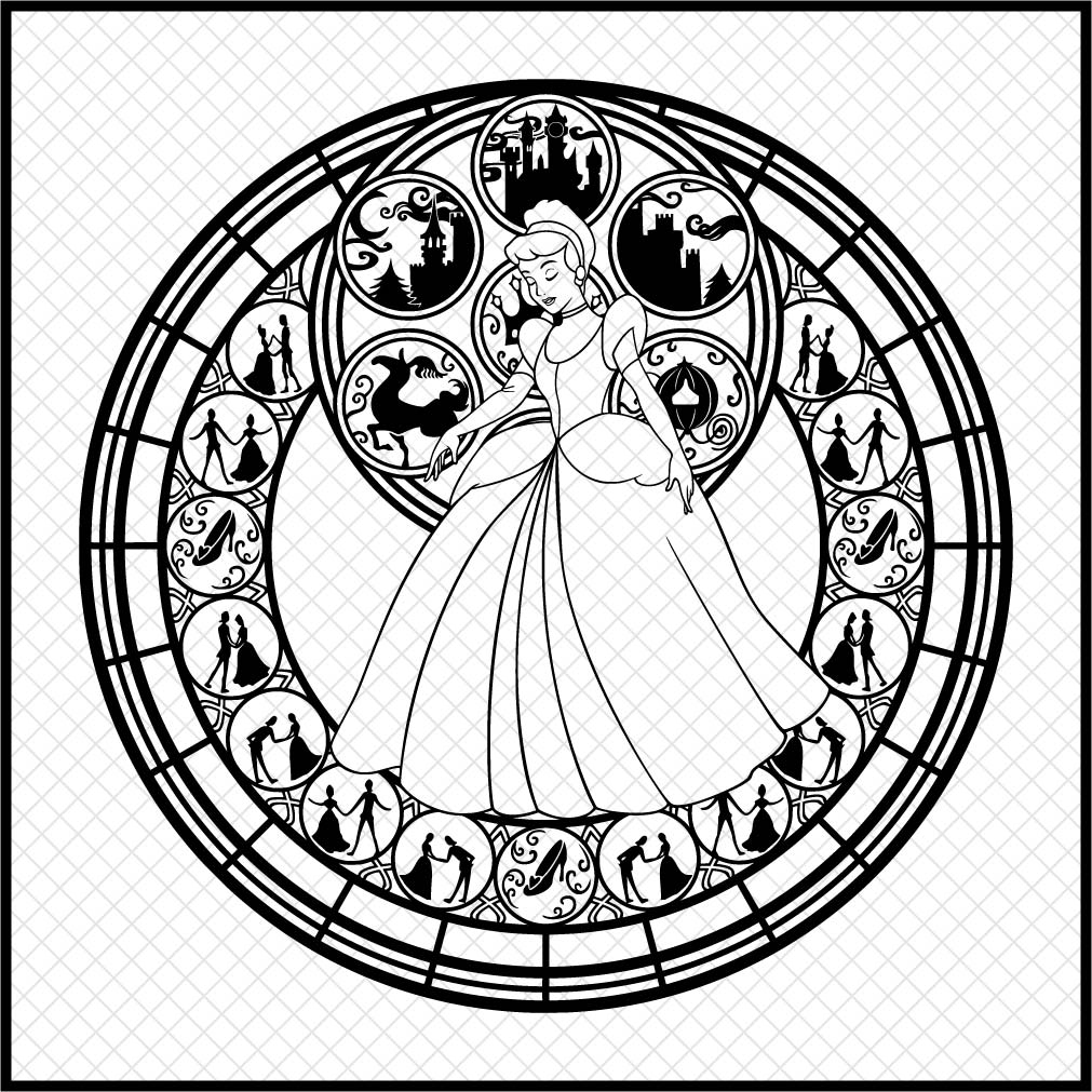 Download Cinderella Mandala SVG,dxf,png,Digital download, Instant ...