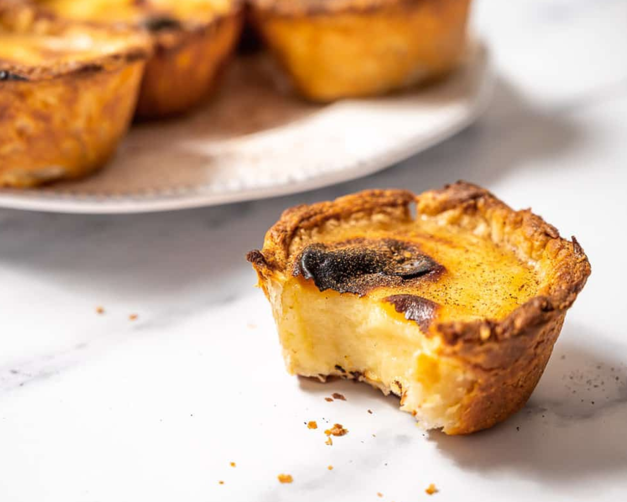 Pastel de Belém and Pastel de Tentúgal