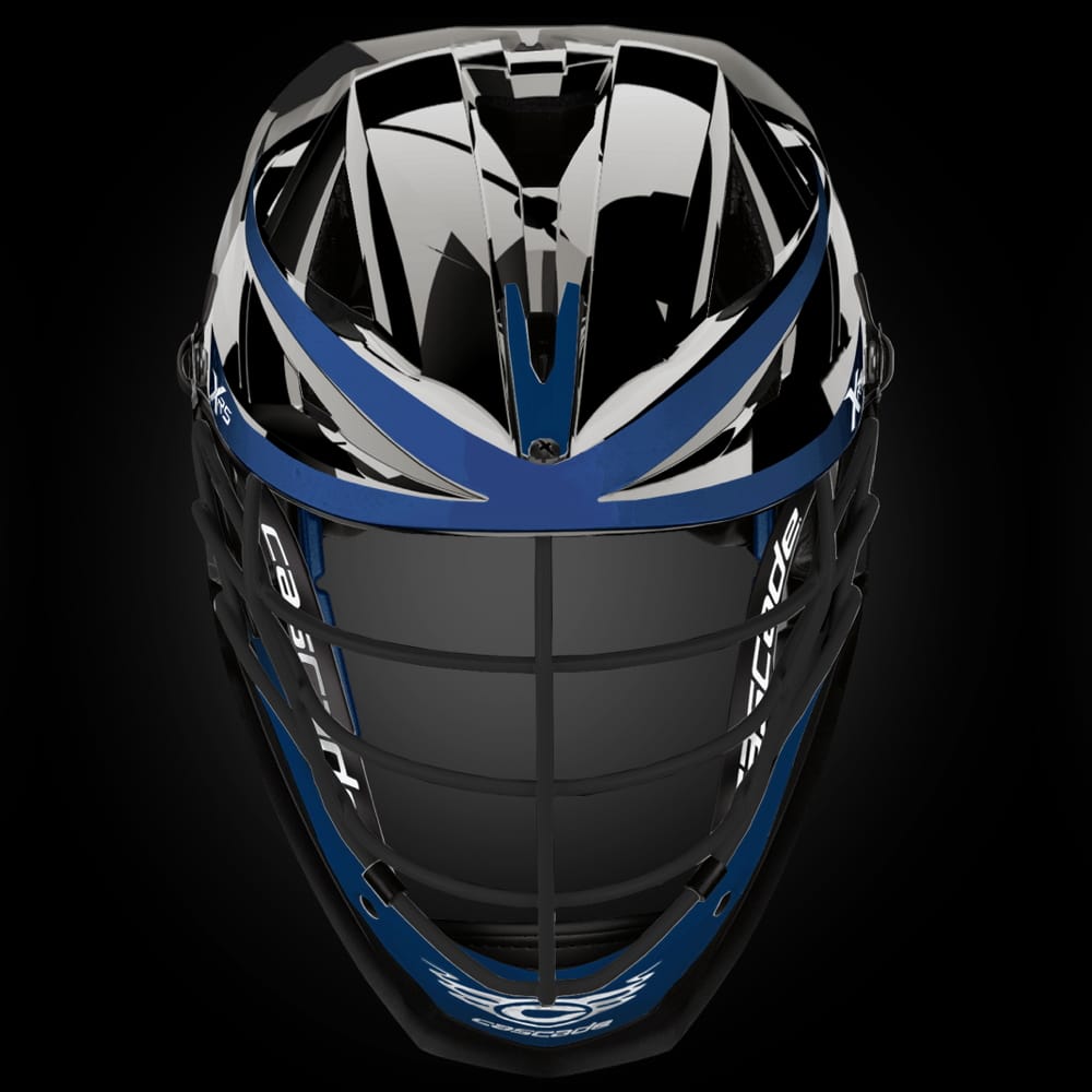 Cascade XRS Metallic Finish CUSTOM Lacrosse Helmet