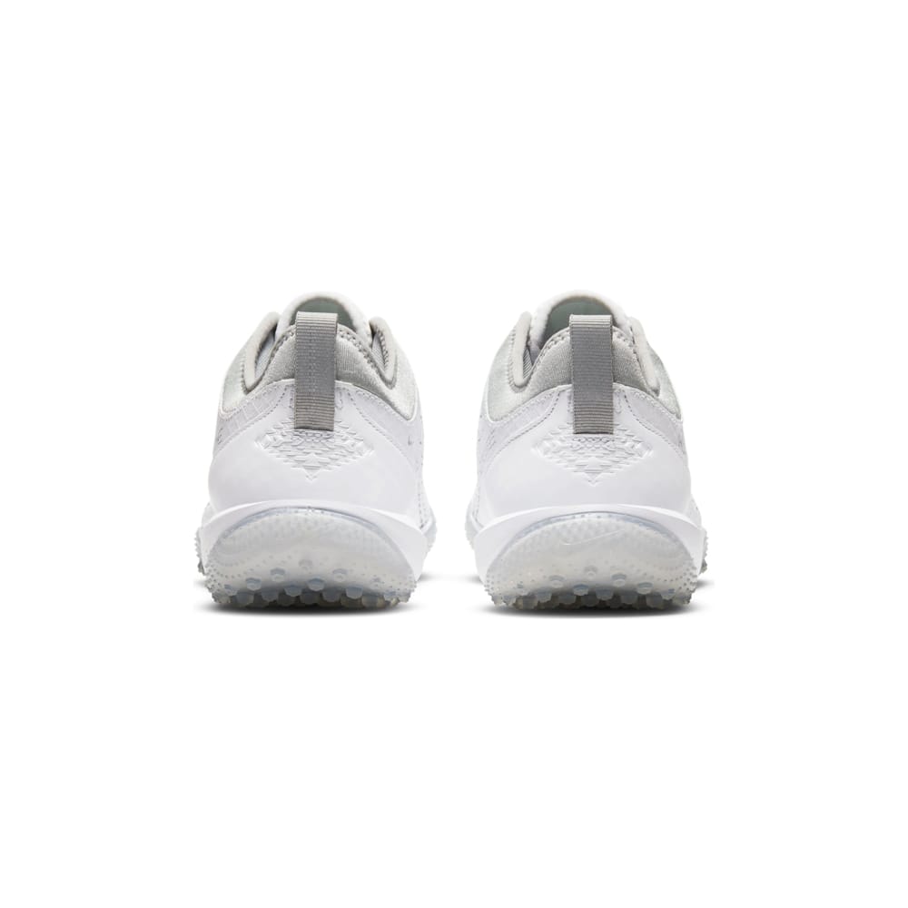 Nike Alpha Huarache 7 Pro Turf White/Silver Lacrosse Cleats