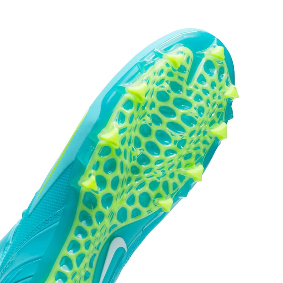 Nike Alpha Huarache 8 Elite Turquoise Blue/Volt Lacrosse Cleats