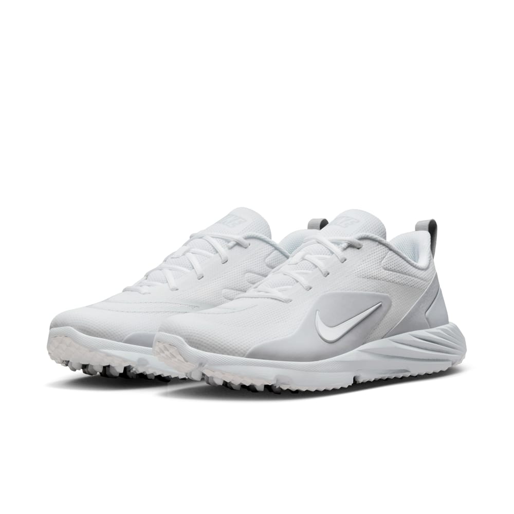 Nike Alpha Huarache 8 Pro Turf White/Grey Lacrosse Cleats