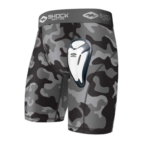 Shock Doctor Men's Compression Short with Cup Pocket (X-Large, Black) :  : Clothing, Shoes & Accessories