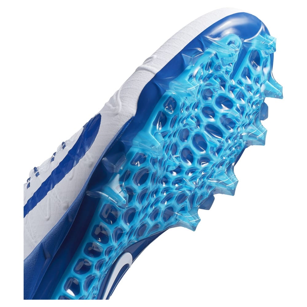 Nike Alpha Huarache 7 Elite White/Royal Blue Lacrosse Cleats ...
