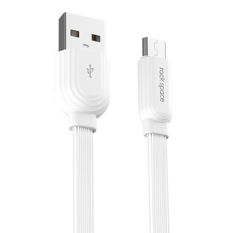 Rock S5 2A Micro USB Charging + Data Data Cable Flat Shape TPE Ca