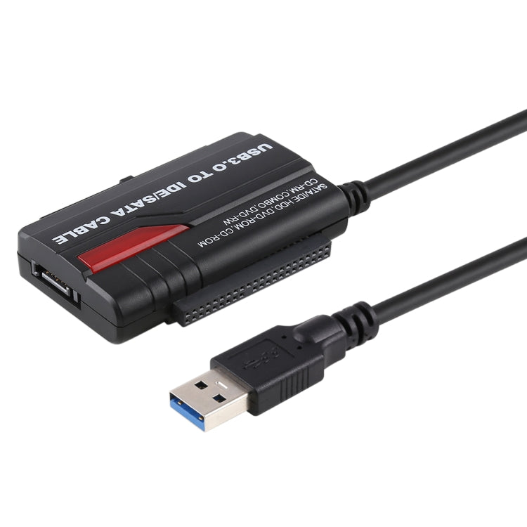USB 3.0 External Hard Drive Adapter to IDE / SATA Drive (Black)