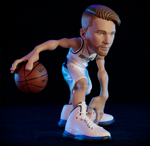 Mini figurine porte-clés NBA - joueur Luka Dončić (Mavericks)