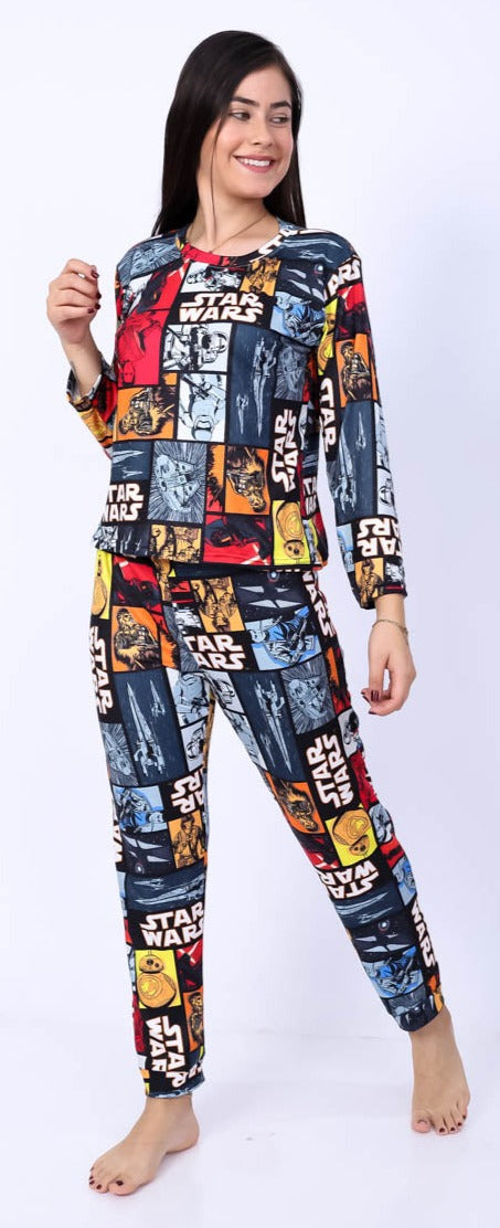 Pijama Manga Star Wars Mujer –