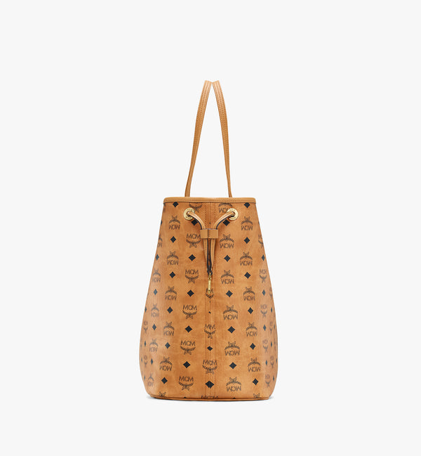 Buy Replica MCM REVERSIBLE LIZ SHOPPER IN VISETOS 001 (Black