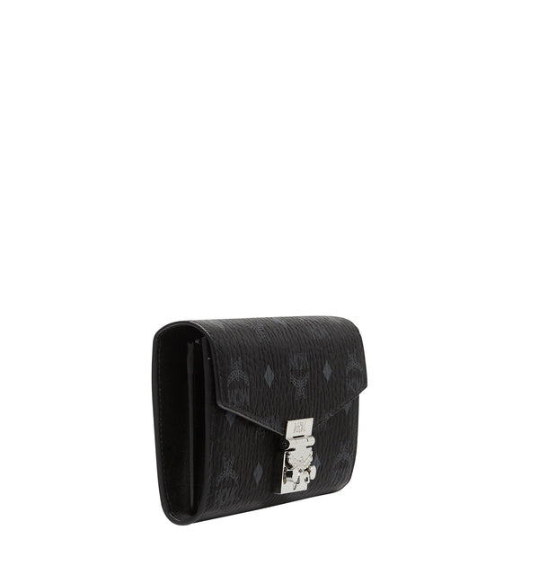 MCM PATRICIA CROSSBODY WALLET IN VISETOS BLACK – Enzo Clothing Store