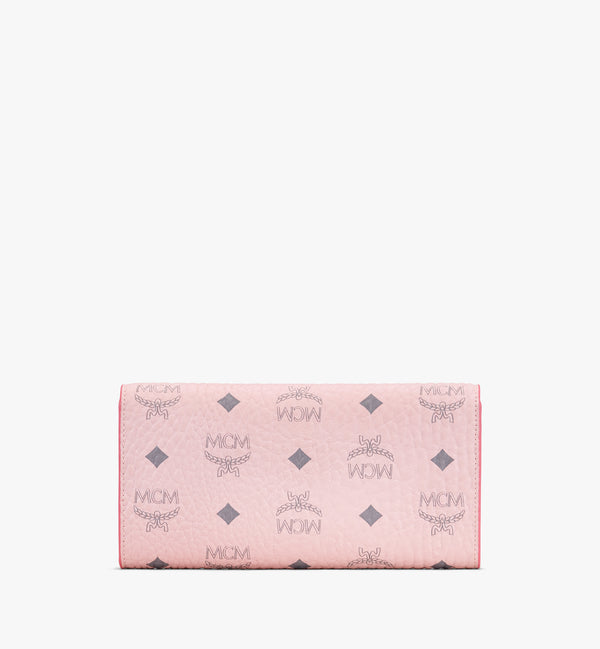 MCM Pink Visetos Patricia Crossbody Wallet - A World Of Goods For