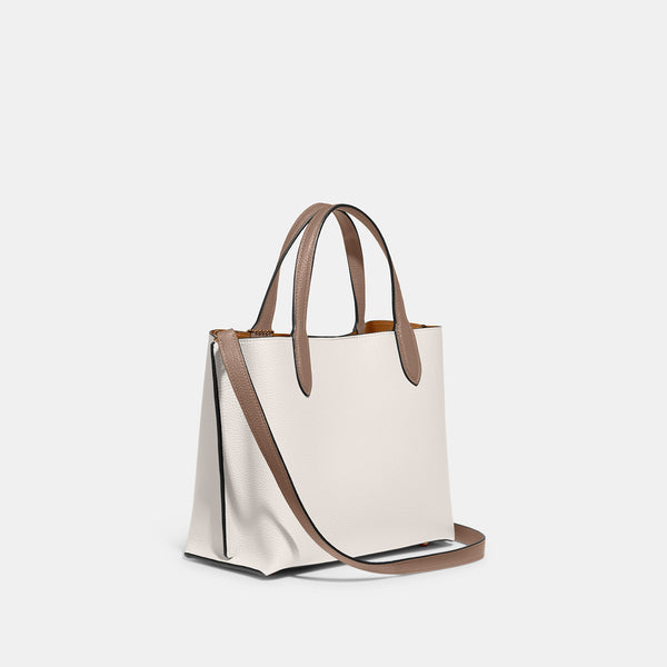 COACH COATED CANVAS SIGNATURE WILLOW TOTE 24 –