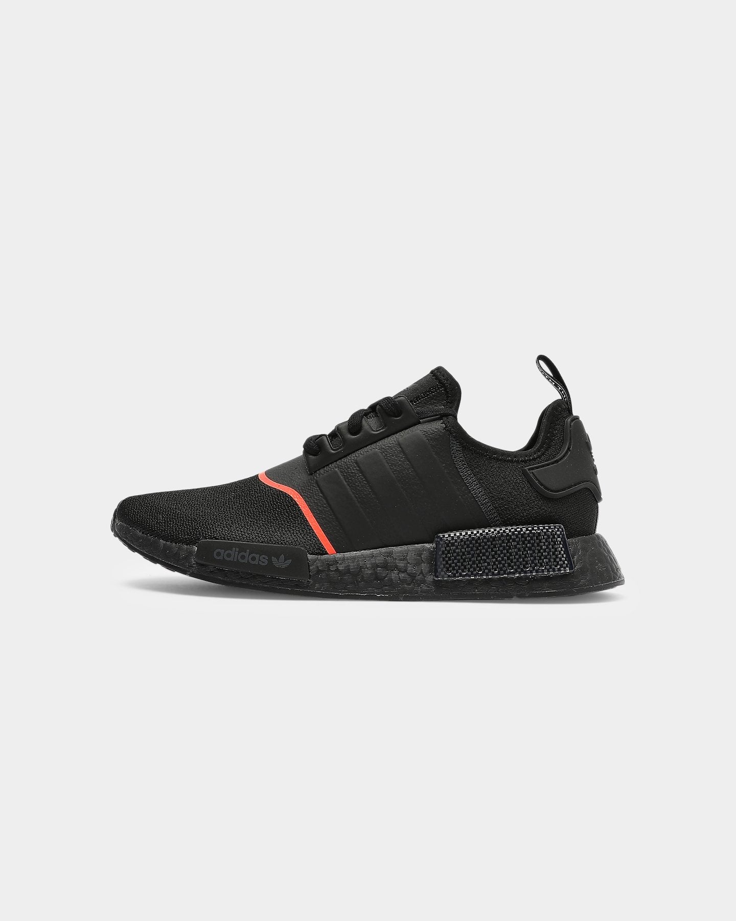 Adidas NMD R1 Black/Black/Red – mzshoesy