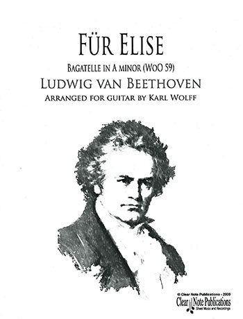 楽譜 ベートーヴェン エリーゼのために ヴォルフ編 現代ギター オンラインショップ
