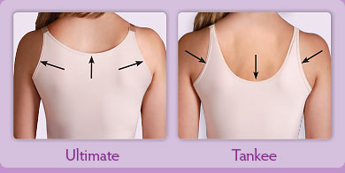 The Tankee Long is a longline bra, camisole and torso trimmer in