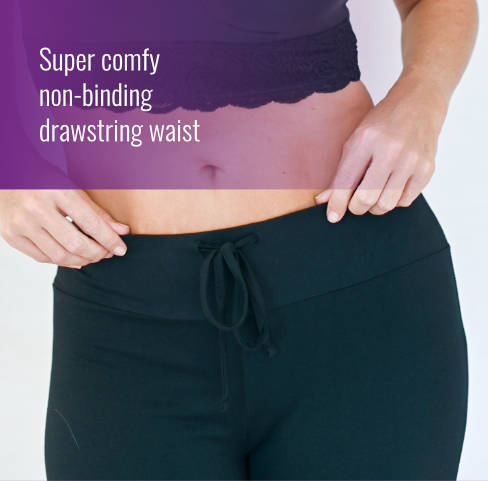 Non binding drawstring waist