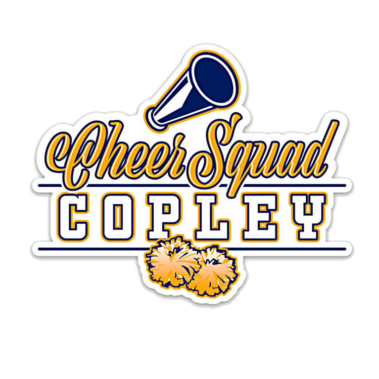 COPLEY CHEER DECAL – 3610 Clothing Company