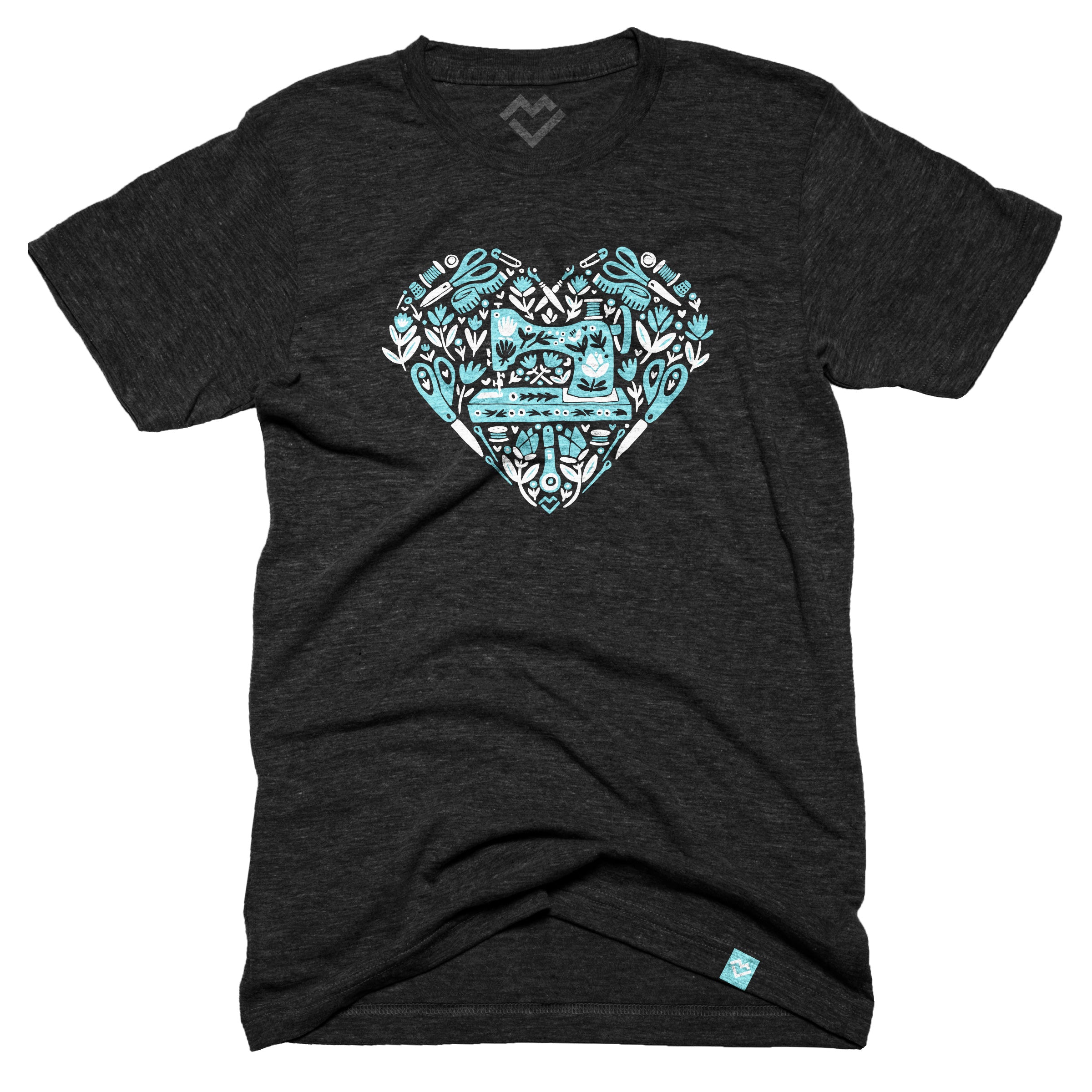 Creating the Sewing Hearts t-shirt design – Stately Type