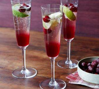 Cranberry Champagne Cocktail, Posh Style Recipe