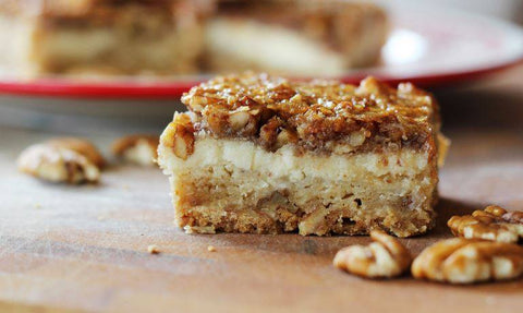 Pecan Cheesecake Squares, Posh Style Recipe