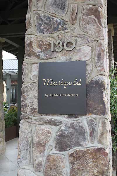 sign for Marigold restaurant