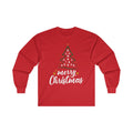 A Merry Christmas Ultra Cotton Long Sleeve Tee w/Logo on Chest and Back - MY TEE USA
