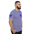 Back the Blue Heart Unisex Short-Sleeve T-Shirt w/Logo on Chest and Sleeves - MY TEE USA