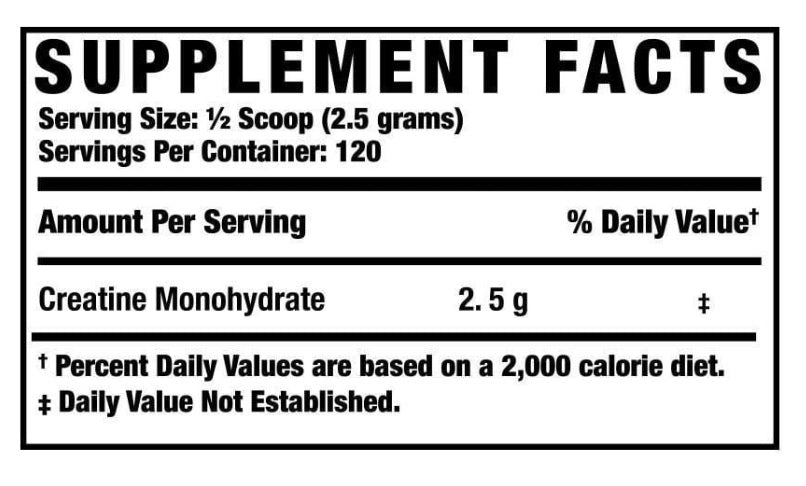 CREATINA XS 300 GMS RONNIE COLEMAN – SDMsuplementos.com