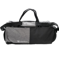 black gym duffle bag