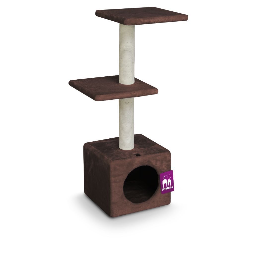 Pet Rebels Cheap Bastards Boston 90 Cat Tree 3 Colours Happy