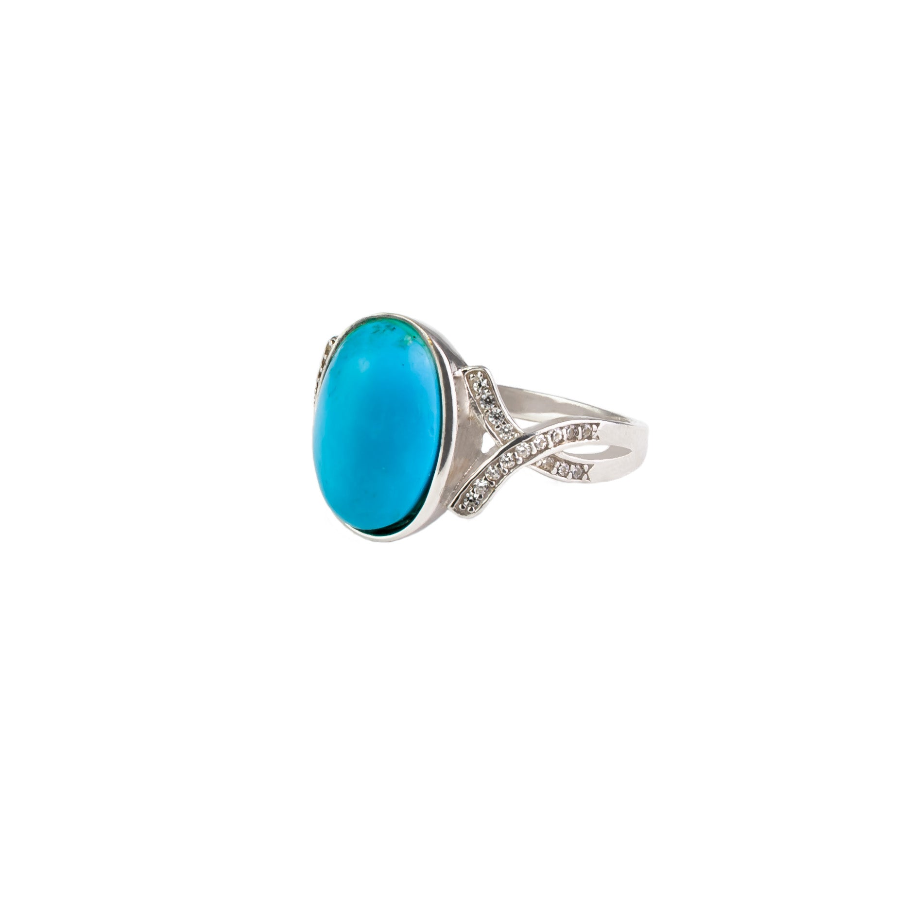 TURQUOISE OVAL 925 SILVER RING | SOICA COLLECTIONS | Reviews on Judge.me