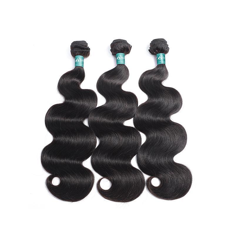 Blackmoon 4 Bundles Body Wave Brazilian Virgin Human Hair Weave Blackmoon Hair 