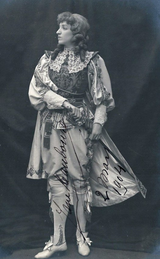 Jeanne Maubourg (1875-1953) as the Prince Charmant in Cendrillon