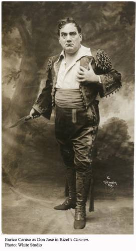 Enrico Caruso, his career in photographs – Tamino