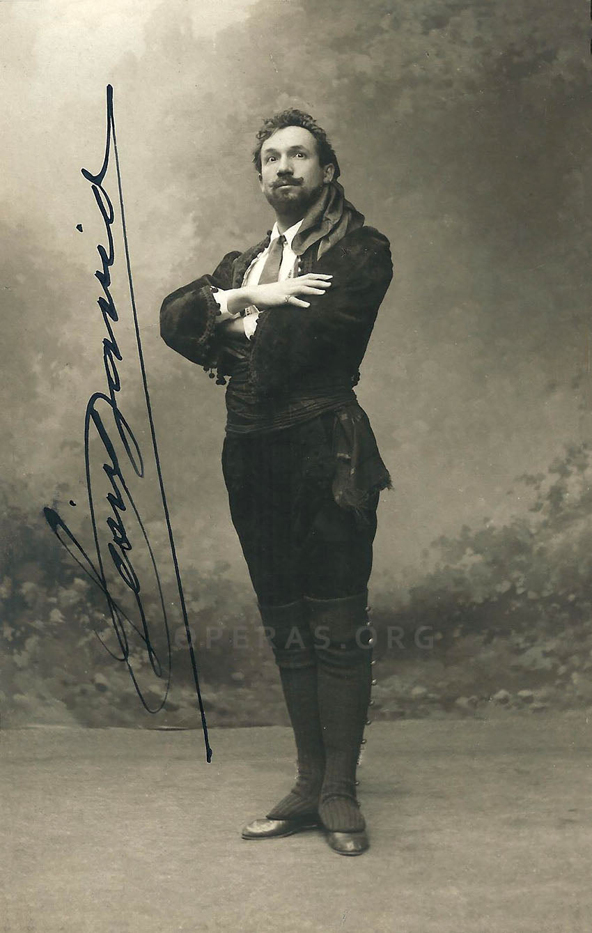 Léon David (1867-1962) as a defiant Don José (« Carmen”)