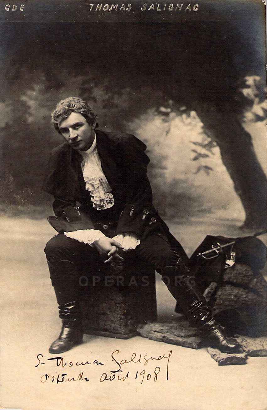 Thomas-Eustase Salignac (1867-1945) as a pensive Werther