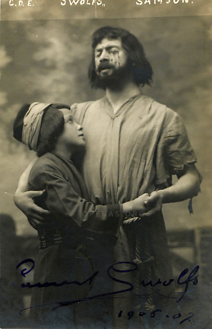 Laurent Swolfs (1867-1954) as Samson (“Samson et Dalila”)