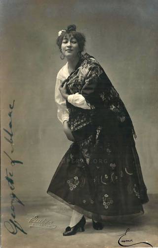 Georgette Leblanc (1869-1941) as Anita (“La Navarraise”)
