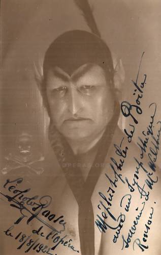 Leopold Roosen (1879-1965) as Méphistophélès (“Faust”)